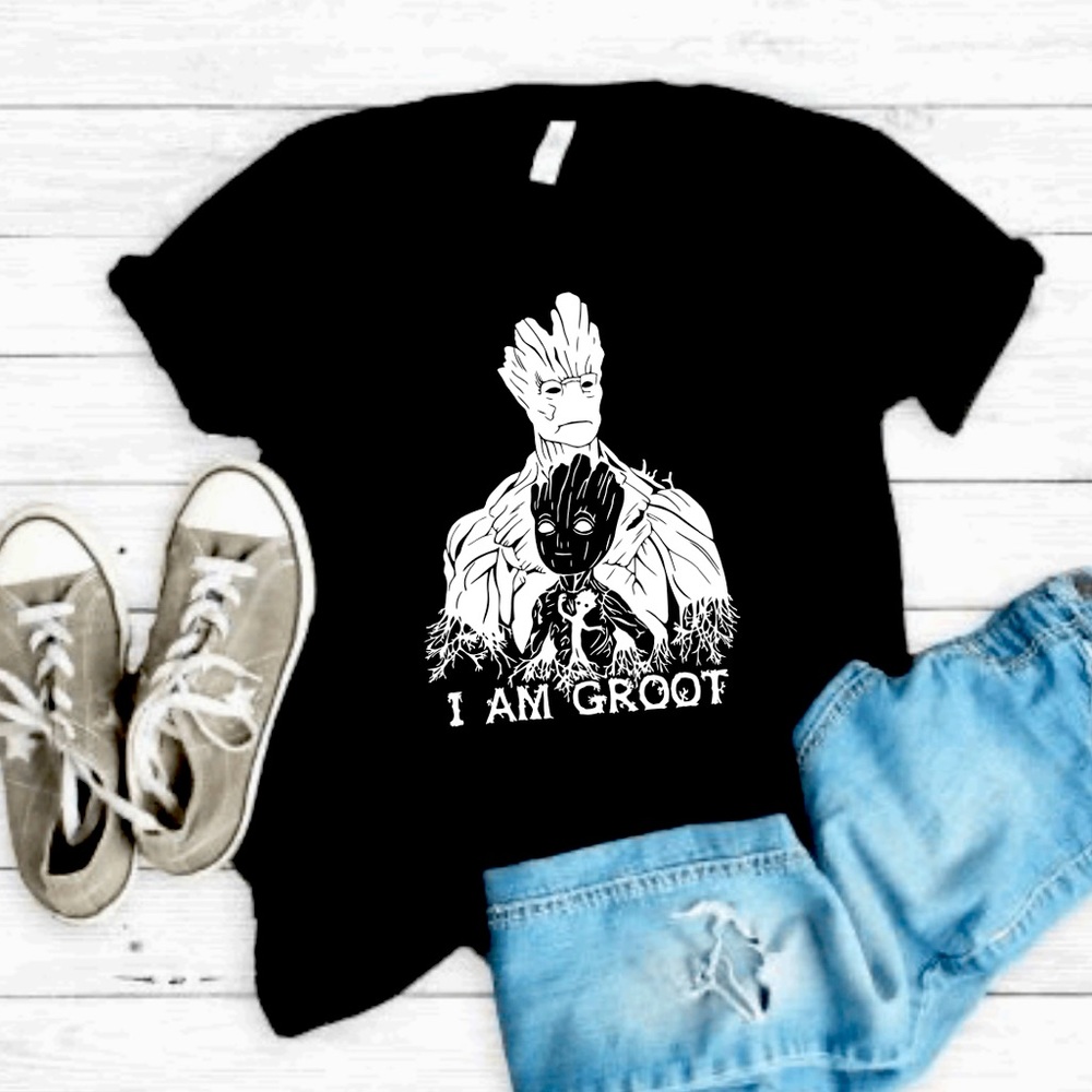 I am Groot t-shirt unisex guardians of the galaxy